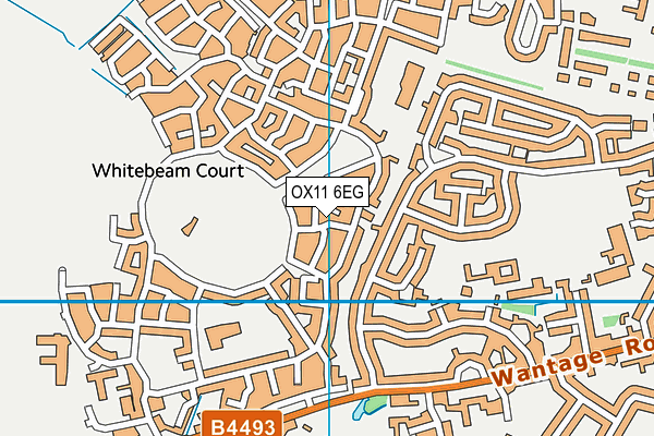 OX11 6EG map - OS VectorMap District (Ordnance Survey)