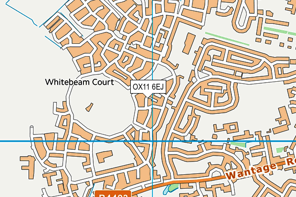 OX11 6EJ map - OS VectorMap District (Ordnance Survey)