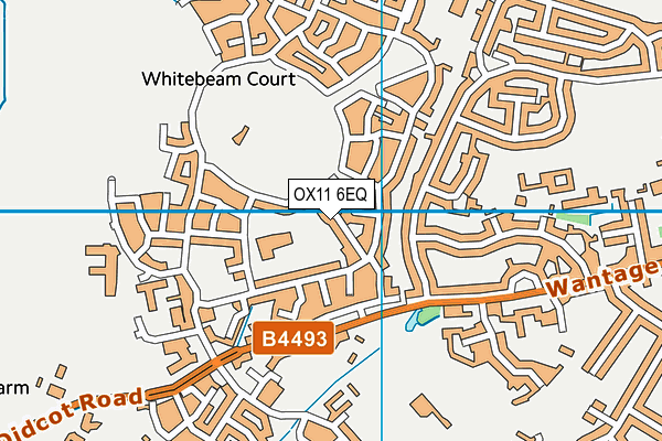OX11 6EQ map - OS VectorMap District (Ordnance Survey)