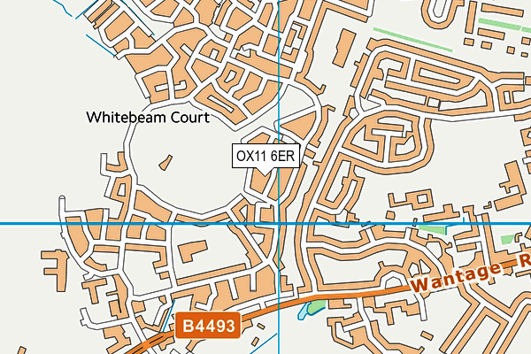 OX11 6ER map - OS VectorMap District (Ordnance Survey)