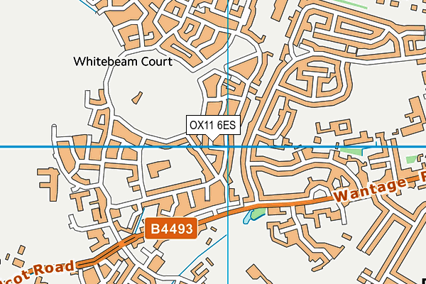 OX11 6ES map - OS VectorMap District (Ordnance Survey)