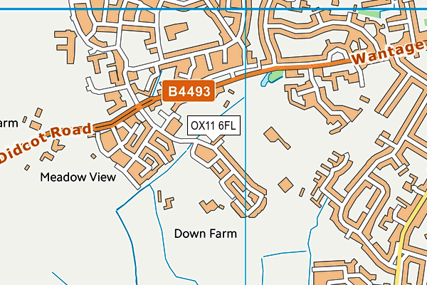 OX11 6FL map - OS VectorMap District (Ordnance Survey)