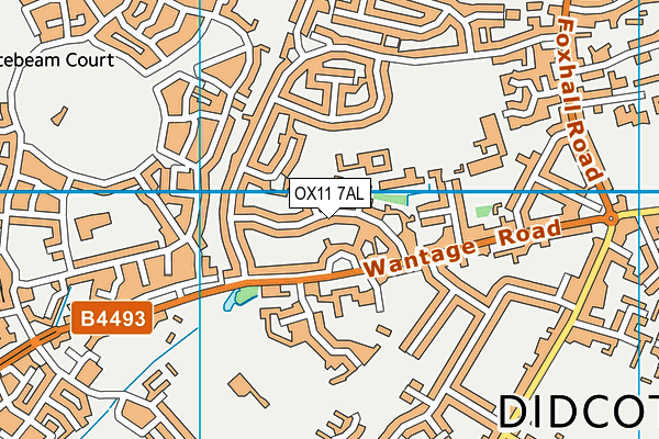 OX11 7AL map - OS VectorMap District (Ordnance Survey)