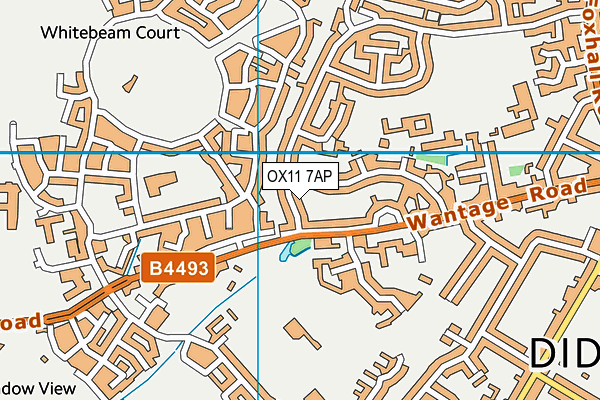 OX11 7AP map - OS VectorMap District (Ordnance Survey)