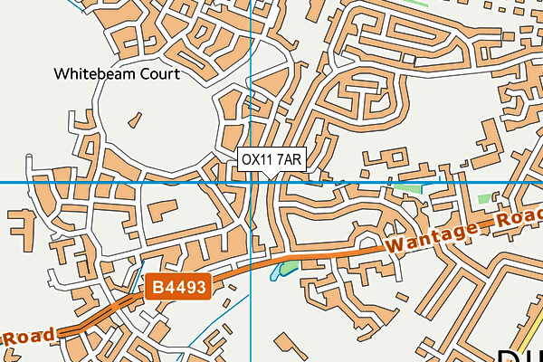 OX11 7AR map - OS VectorMap District (Ordnance Survey)