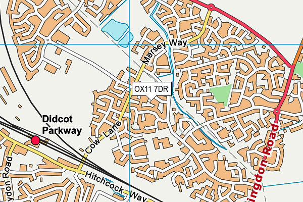 OX11 7DR map - OS VectorMap District (Ordnance Survey)