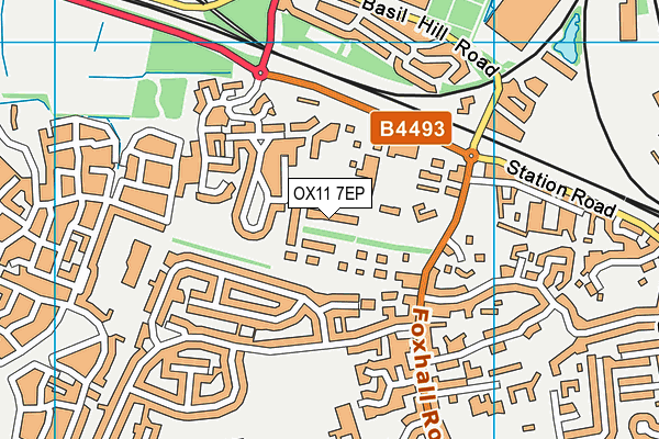 OX11 7EP map - OS VectorMap District (Ordnance Survey)