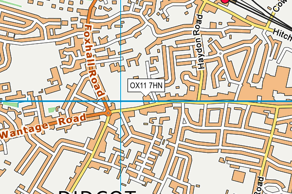 OX11 7HN map - OS VectorMap District (Ordnance Survey)