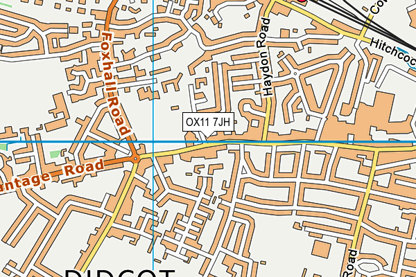 OX11 7JH map - OS VectorMap District (Ordnance Survey)