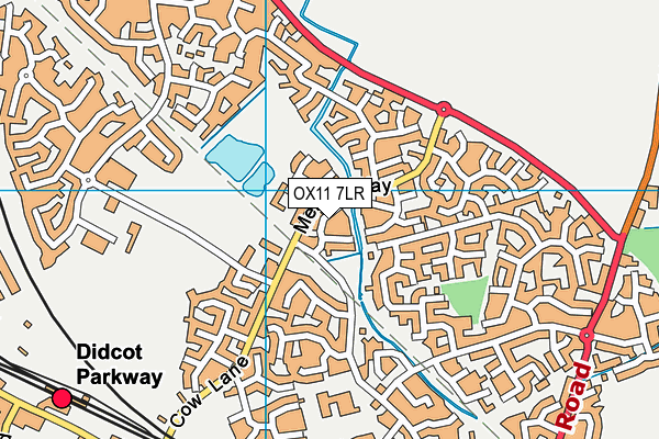 OX11 7LR map - OS VectorMap District (Ordnance Survey)