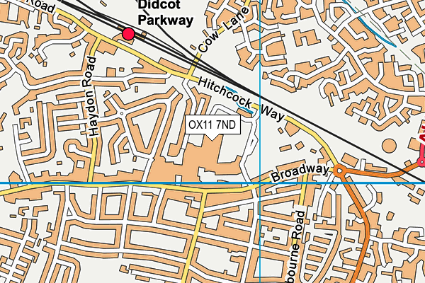 OX11 7ND map - OS VectorMap District (Ordnance Survey)