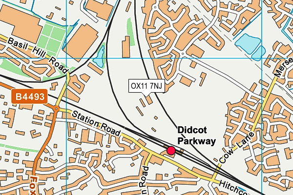 Map of DIDCOT RAILWAY CENTRE LIMITED at district scale
