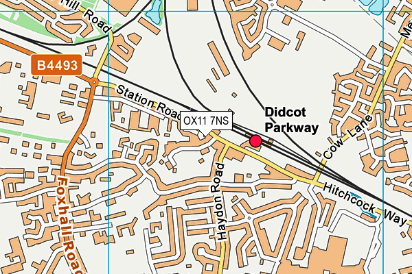 OX11 7NS map - OS VectorMap District (Ordnance Survey)