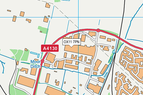 OX11 7PN map - OS VectorMap District (Ordnance Survey)