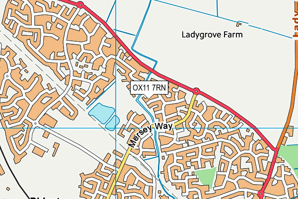 OX11 7RN map - OS VectorMap District (Ordnance Survey)
