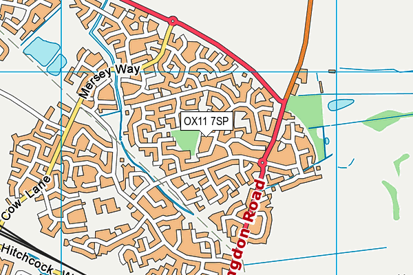 OX11 7SP map - OS VectorMap District (Ordnance Survey)