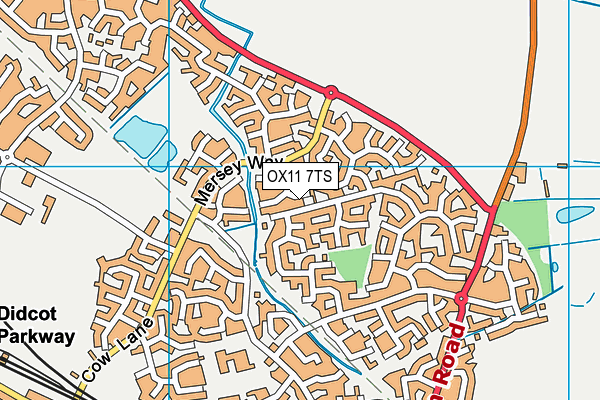 OX11 7TS map - OS VectorMap District (Ordnance Survey)