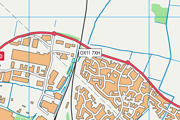 OX11 7XH map - OS VectorMap District (Ordnance Survey)