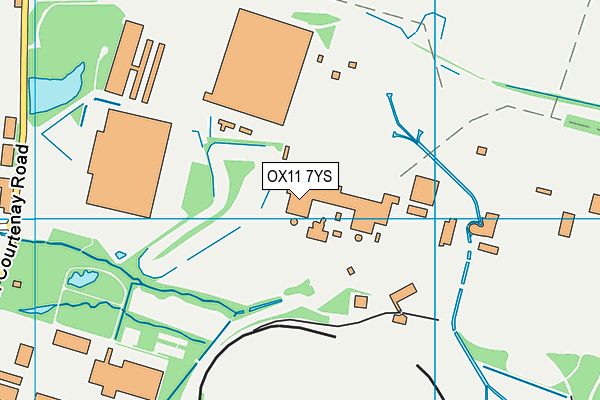 OX11 7YS map - OS VectorMap District (Ordnance Survey)