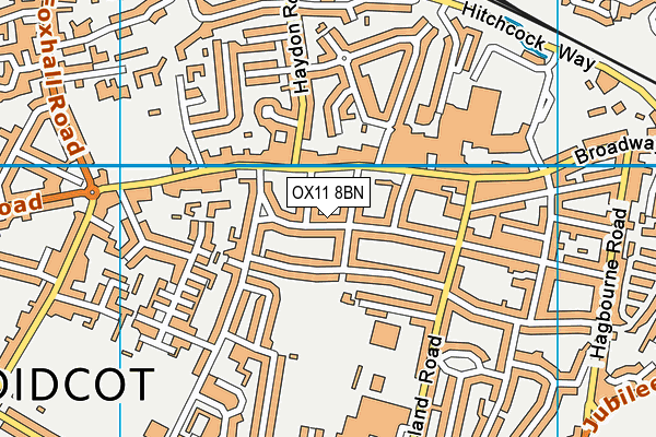 OX11 8BN map - OS VectorMap District (Ordnance Survey)
