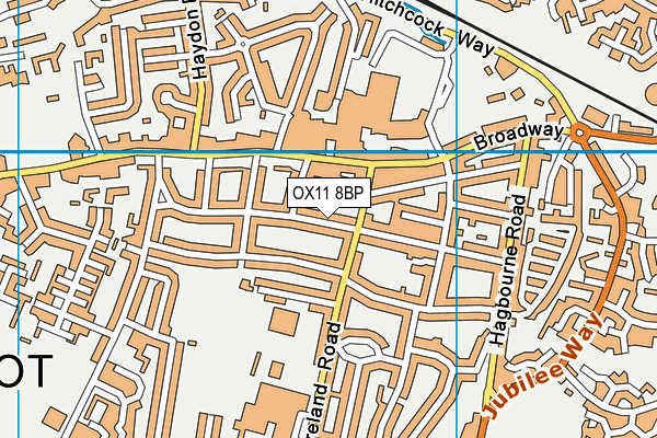 OX11 8BP map - OS VectorMap District (Ordnance Survey)