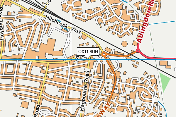 OX11 8DH map - OS VectorMap District (Ordnance Survey)