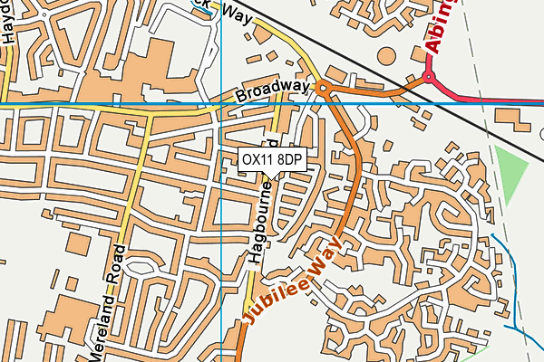 OX11 8DP map - OS VectorMap District (Ordnance Survey)