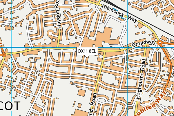 OX11 8EL map - OS VectorMap District (Ordnance Survey)