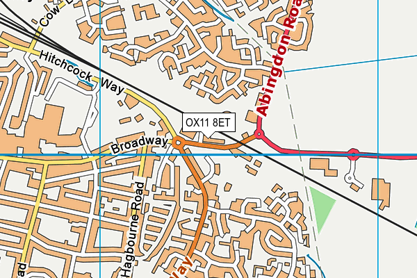 Re:defined Health & Fitness (Closed) map (OX11 8ET) - OS VectorMap District (Ordnance Survey)