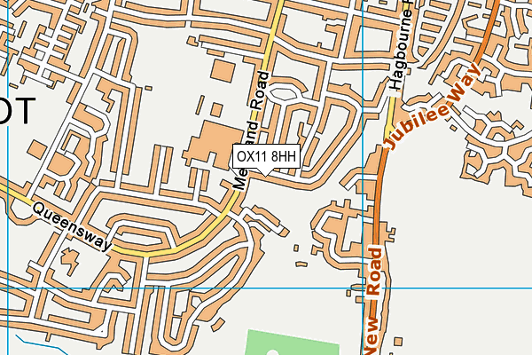 OX11 8HH map - OS VectorMap District (Ordnance Survey)