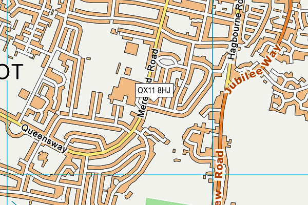 OX11 8HJ map - OS VectorMap District (Ordnance Survey)