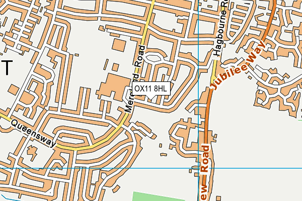 OX11 8HL map - OS VectorMap District (Ordnance Survey)