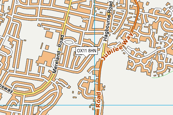 OX11 8HN map - OS VectorMap District (Ordnance Survey)