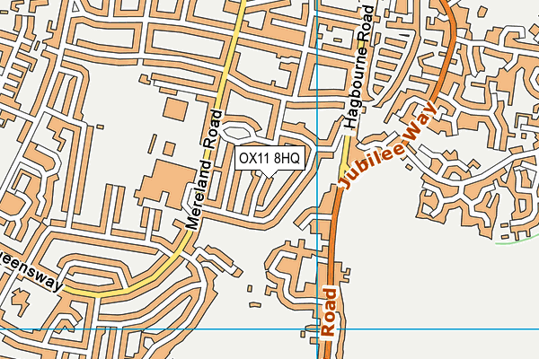 OX11 8HQ map - OS VectorMap District (Ordnance Survey)