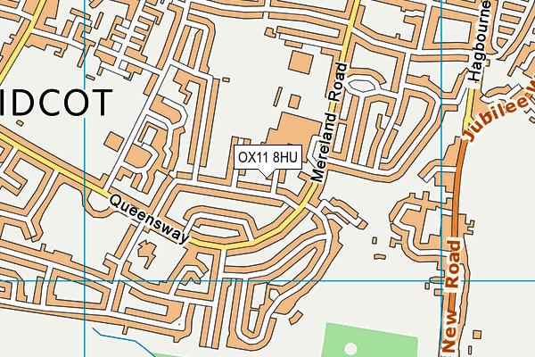 OX11 8HU map - OS VectorMap District (Ordnance Survey)