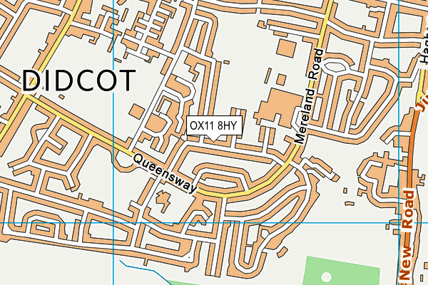 OX11 8HY map - OS VectorMap District (Ordnance Survey)