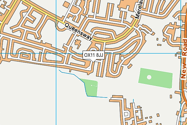OX11 8JJ map - OS VectorMap District (Ordnance Survey)
