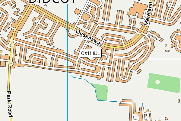 OX11 8JL map - OS VectorMap District (Ordnance Survey)
