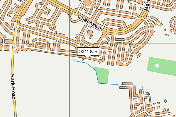 OX11 8JR map - OS VectorMap District (Ordnance Survey)