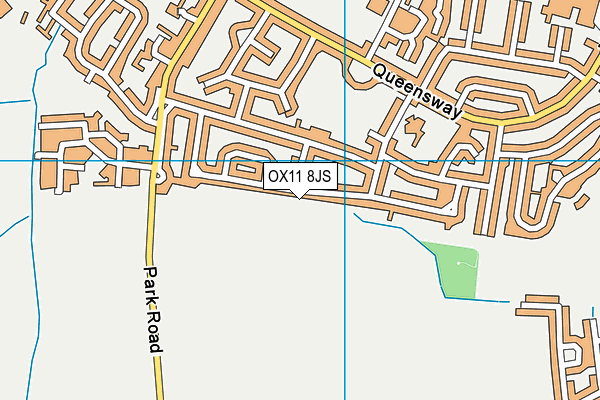OX11 8JS map - OS VectorMap District (Ordnance Survey)