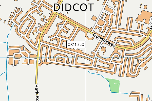 OX11 8LQ map - OS VectorMap District (Ordnance Survey)
