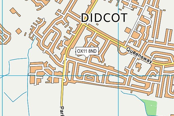 OX11 8ND map - OS VectorMap District (Ordnance Survey)