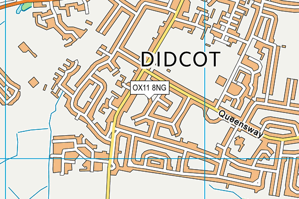 OX11 8NG map - OS VectorMap District (Ordnance Survey)