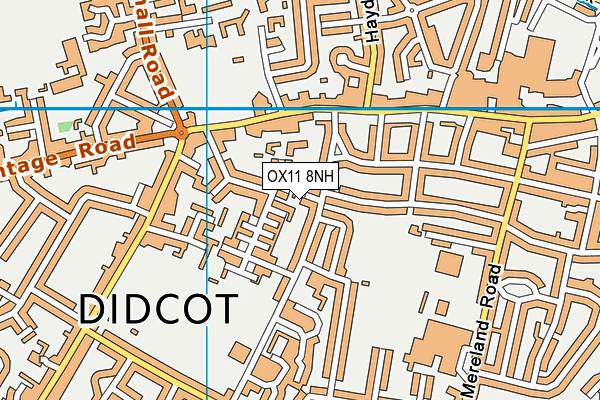 OX11 8NH map - OS VectorMap District (Ordnance Survey)