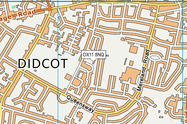 OX11 8NQ map - OS VectorMap District (Ordnance Survey)