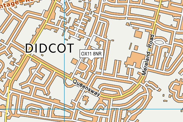 OX11 8NR map - OS VectorMap District (Ordnance Survey)