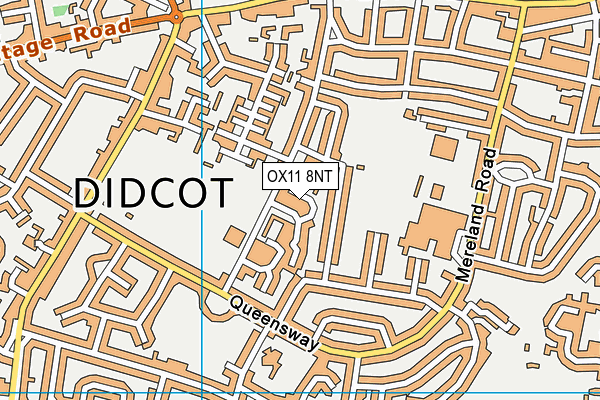 OX11 8NT map - OS VectorMap District (Ordnance Survey)