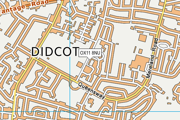 OX11 8NU map - OS VectorMap District (Ordnance Survey)
