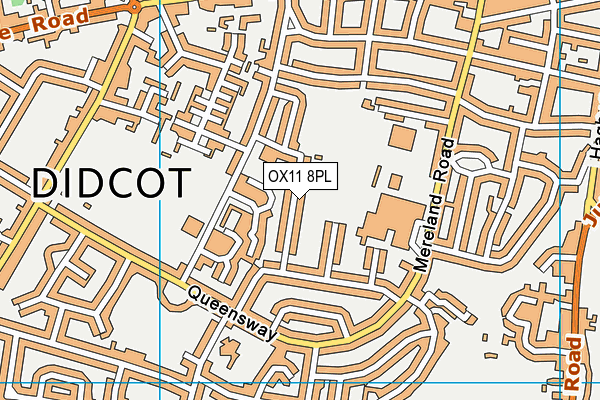 OX11 8PL map - OS VectorMap District (Ordnance Survey)