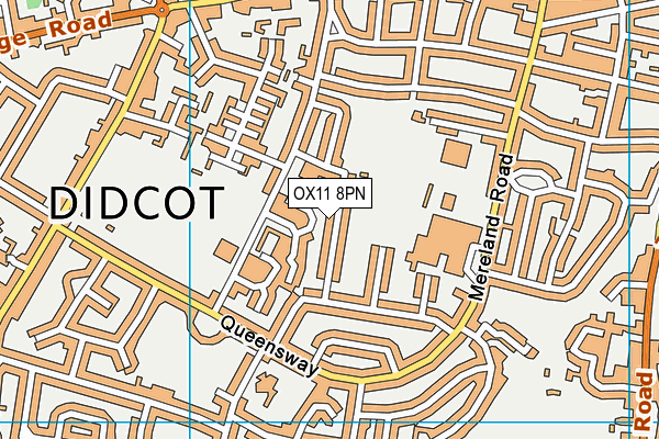 OX11 8PN map - OS VectorMap District (Ordnance Survey)